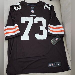 New- Brown Jersey-on field